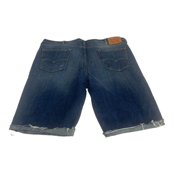 Levi's Men's 511 Big & Tall Distressed Cut Off Denim Jean Shorts Size 42 - Picture 7 of 7